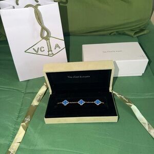 Van Cleef & Arpels Azure Clover Bracelet